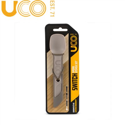 美國【UCO】SWITCH SPORK UTENSIL SET WITH TETHER / 多功能切換餐具組 / 刀叉餐具 / 無雙酚A /戶外用叉匙 耐熱240度 至 -20度